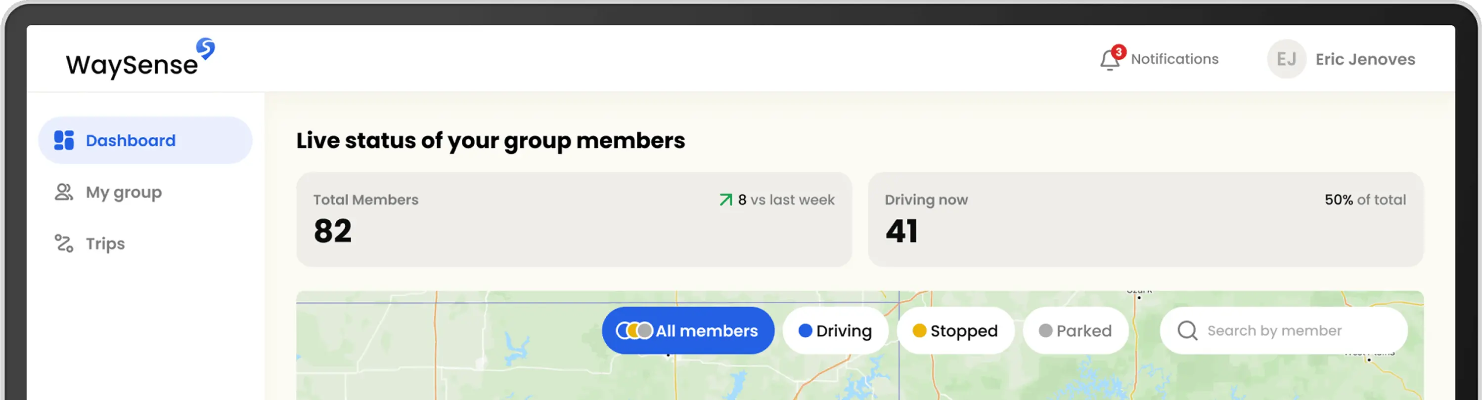 WaySense Fleet Dashboard Preview